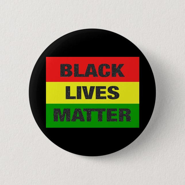 Macaron Rond 5 Cm Black Lives Matter (logo couleur) (Devant)