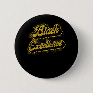 Macaron Rond 5 Cm Black Pride Black Excellence Retro Vintage