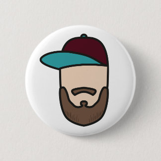 Macaron Rond 5 Cm Blanc de bouton de Curlingseb