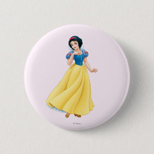 Macaron Rond 5 Cm Blanche-Neige