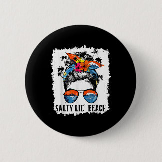 Macaron Rond 5 Cm Bleached Funny Salty Lil Beach Messy Bun Sungles S