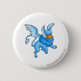 Macaron Rond 5 Cm Bleu d'aire