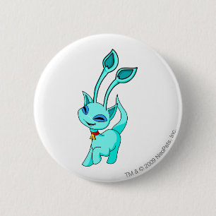 Macaron Rond 5 Cm Bleu d'Aisha