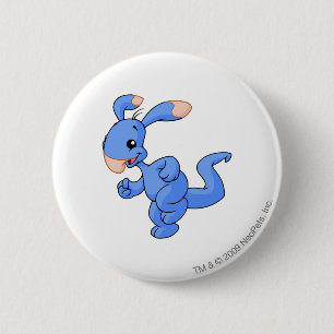 Macaron Rond 5 Cm Bleu de Blumaroo