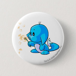 Macaron Rond 5 Cm Bleu de Kacheek