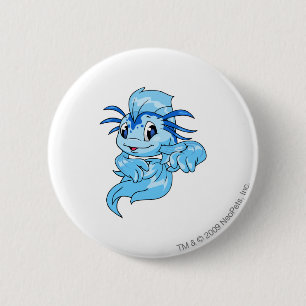 Macaron Rond 5 Cm Bleu de Koi
