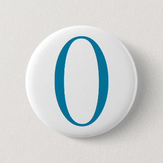 Macaron Rond 5 Cm Bleu d'Obama O - bouton