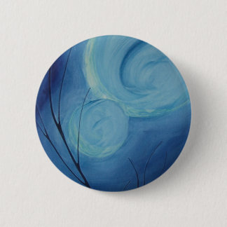 Macaron Rond 5 Cm bleus intenses