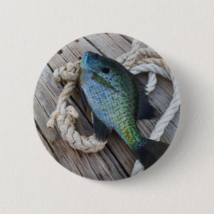 Macaron Rond 5 Cm bluegill sur quai