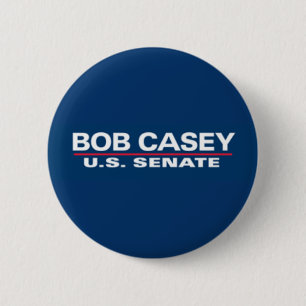 Macaron Rond 5 Cm Bob Casey pour le bouton de sénat