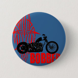 Macaron Rond 5 Cm Bobber Motorbike