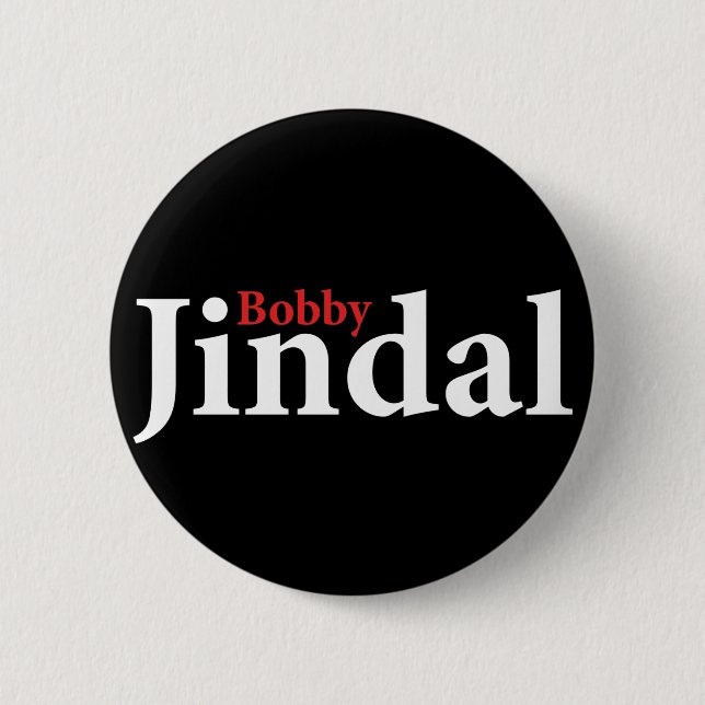 Macaron Rond 5 Cm Bobby Jindal (Devant)