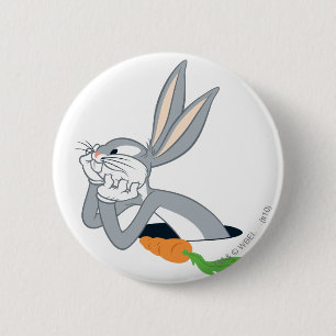 Macaron Rond 5 Cm BOGS BUNNY™ avec carotte