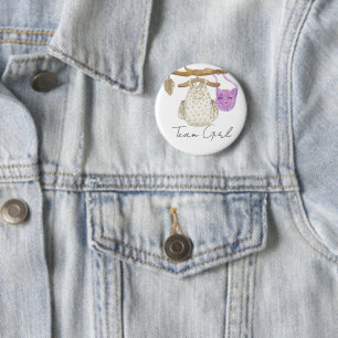 Macaron Rond 5 Cm Bohemian Baby Clothes Team Girl Genre révéler