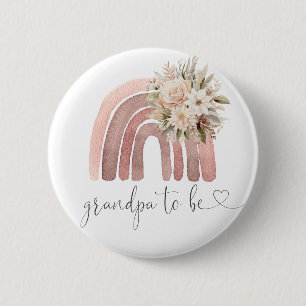 Macaron Rond 5 Cm Boho Rainbow Baby shower Maman à être