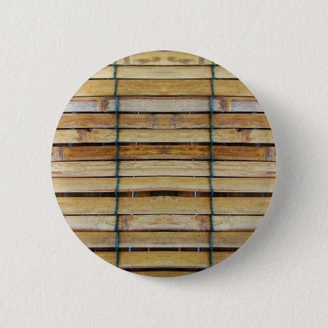Macaron Rond 5 Cm Bois d'époque en bois (Devant)