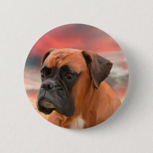 Macaron Rond 5 Cm Boîte de Boxer Mignon Peinture à l'huile Couleur E