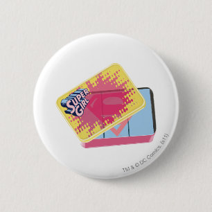 Macaron Rond 5 Cm Boîte de Supergirl