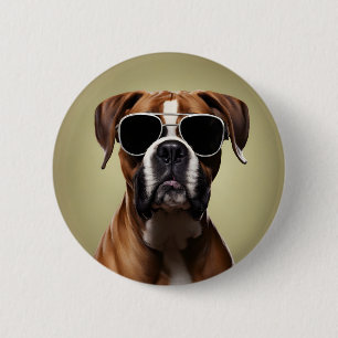 Macaron Rond 5 Cm Boîte magnifique Chien