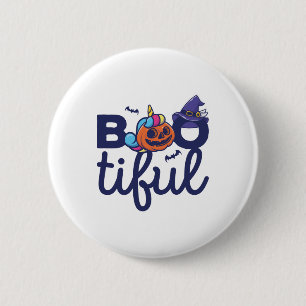 Macaron Rond 5 Cm Boitier Halloween Funny Unicorn lanterne Citrouill