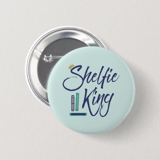 Macaron Rond 5 Cm Bolover Shelfie King (Devant & derrière)