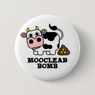 Macaron Rond 5 Cm Bombe Mooclebre Funny Cow Pun