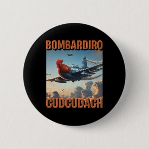 Macaron Rond 5 Cm Bomrdiro Cudcudach Italien Brainrot Avion Coq