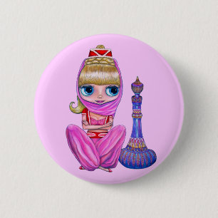 Macaron Rond 5 Cm Bon bouton de génie