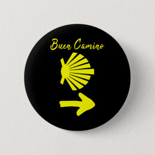 Macaron Rond 5 Cm Bon Chemin De Saint-Jacques De Compostelle St. Jac
