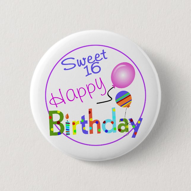 Macaron Rond 5 Cm Bonbon 16 (Devant)