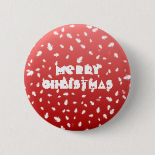 Macaron Rond 5 Cm Bonhomme de neige de Noël