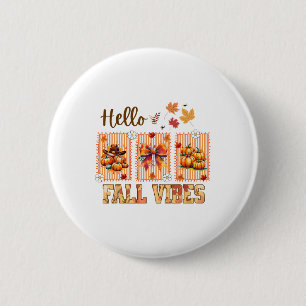 Macaron Rond 5 Cm Bonjour Coquette Arc Vibrations d'Automne Épices d
