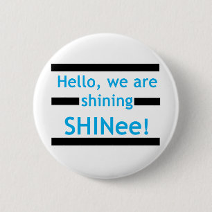 Macaron Rond 5 Cm Bonjour, nous brillons SHINee !