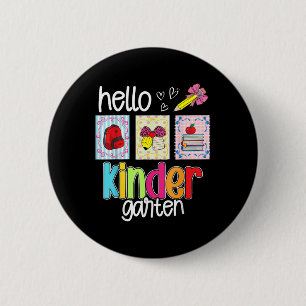 Macaron Rond 5 Cm Bonjour professeur de maternelle prépa rentrée sco