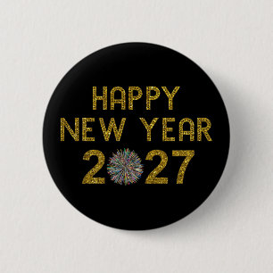 Macaron Rond 5 Cm Bonne année 2027