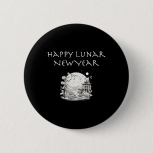 Macaron Rond 5 Cm Bonne année lunaire Cadeau de design charmant