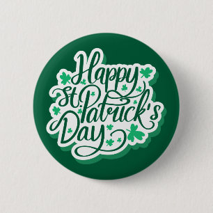 Macaron Rond 5 Cm Bonne Saint Patrick's Day
