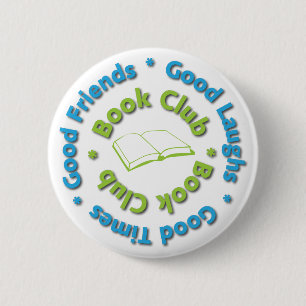 Macaron Rond 5 Cm bons amis de club de lecture
