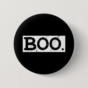 Macaron Rond 5 Cm Boo détresse rétro fantôme halloween esthétique