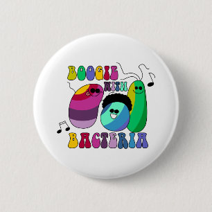Macaron Rond 5 Cm Boogie avec des bactéries