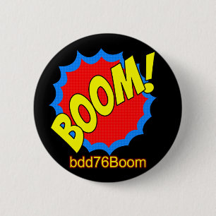 Macaron Rond 5 Cm Boom ! Insigne de l'émoticône bdd76Boom