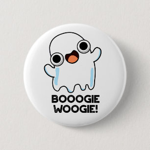 Macaron Rond 5 Cm Booogie Woogie Funky Music Ghost Pun