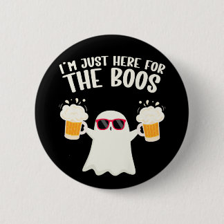 Macaron Rond 5 Cm Boos Beer Tipsy Ghost Adultes