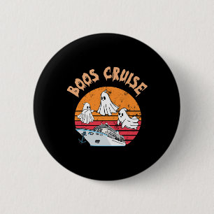 Macaron Rond 5 Cm Boos Croisière Voyage amusant Costumes d'Halloween