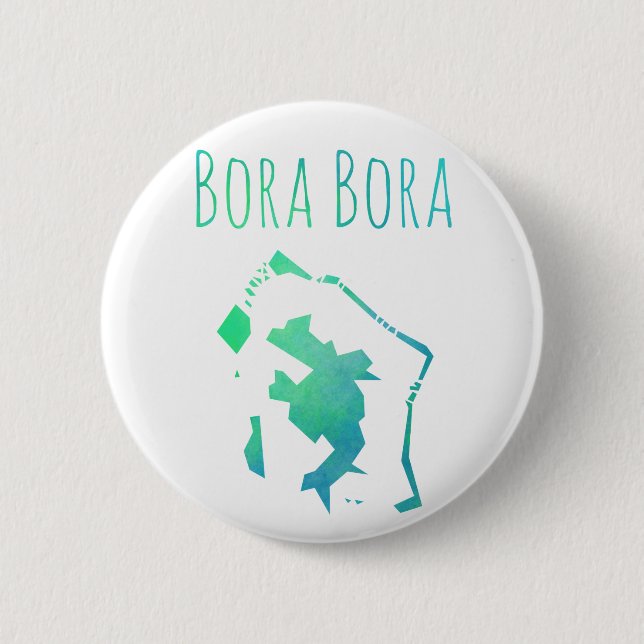 Macaron Rond 5 Cm Bora Bora (Devant)