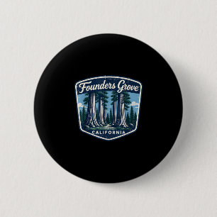 Macaron Rond 5 Cm Bosquet des fondateurs california redwoods nature