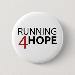 Macaron Rond 5 Cm Bóton Running4Hope