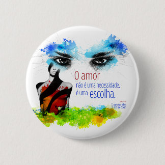 Macaron Rond 5 Cm Botton Phrase - Ce que leurs yeux jamais ne me