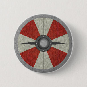 Macaron Rond 5 Cm Bouclier de cercle de Viking