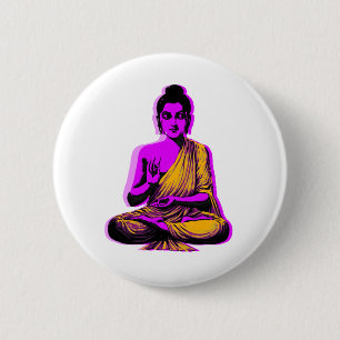 Macaron Rond 5 Cm Bouddha
